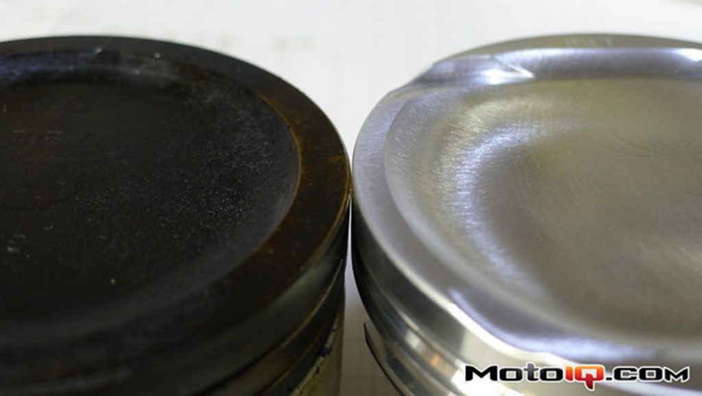 JE Pistons SR20 pistons compared to OEM Nissan