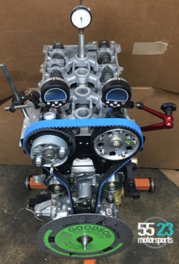 NB2 Miata BP engine degreeing cams